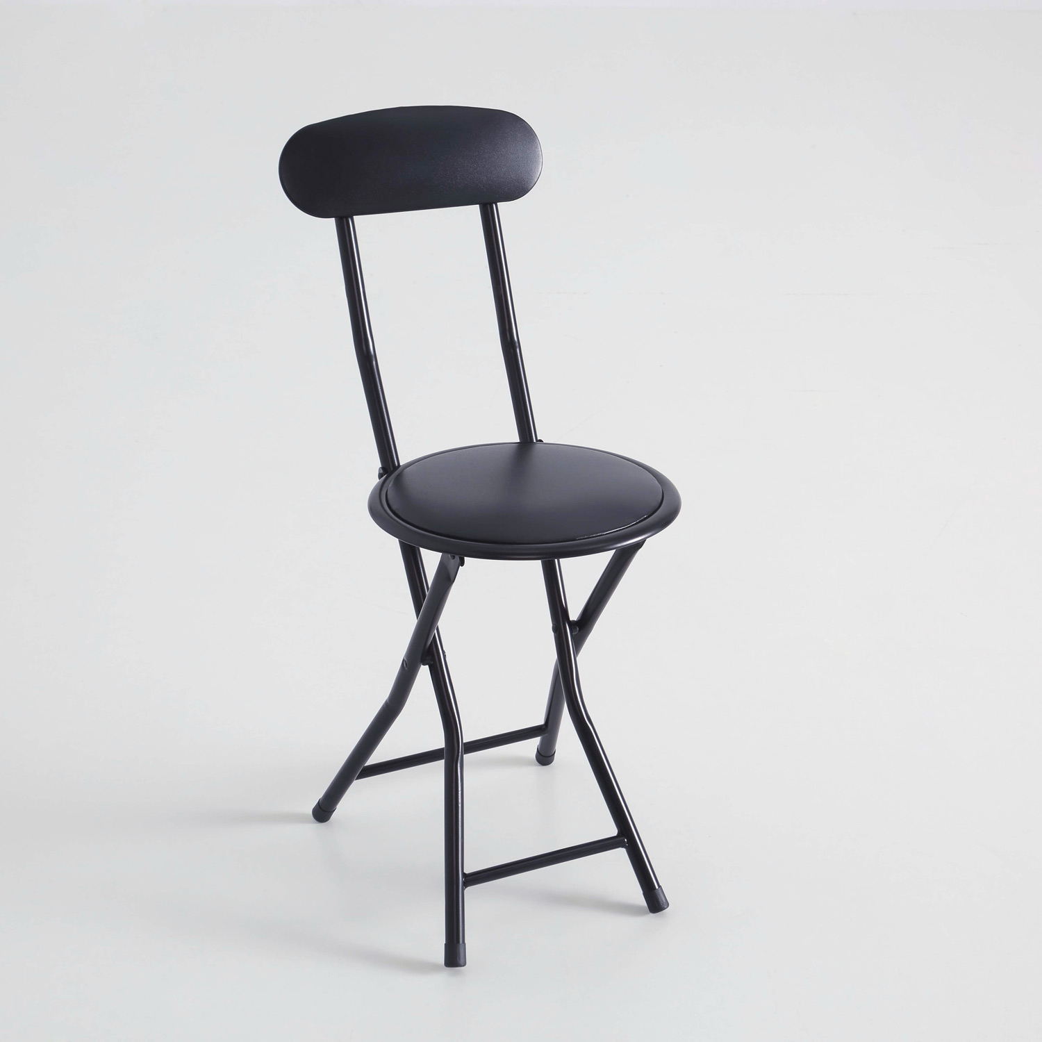 Taburete silla plegable blanca o negra | Muebles baratos online